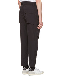 Helmut Lang Black Belted Trousers