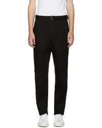 UMIT BENAN Black Belted Trousers