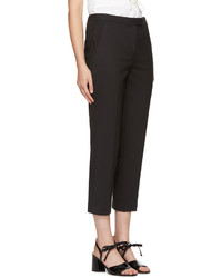 3.1 Phillip Lim Black Cropped Needle Trousers