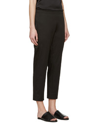 6397 Black Cropped Trousers