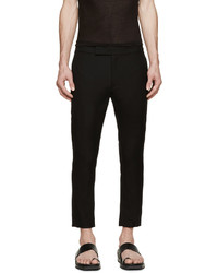 Ann Demeulemeester Black Cropped Trousers