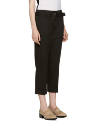 3.1 Phillip Lim Black Cropped Utility Trousers