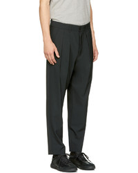 Diesel Black Gold Black Double Pleated Trousers