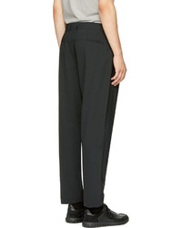 Diesel Black Gold Black Double Pleated Trousers