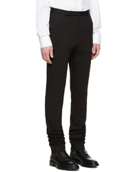 Paul Smith Black Extra Long Jersey Trousers