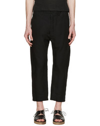 Nude:mm Black Japanese Paper Trousers