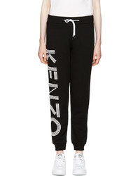 Kenzo Black Logo Track Pants