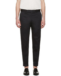 Paul Smith Black Pleated Trousers