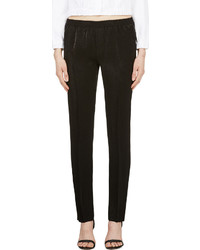 Calvin Klein Collection Black Satin Ufordyce Irise Enver Pants