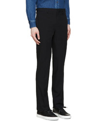 Givenchy Black Seersucker Trousers