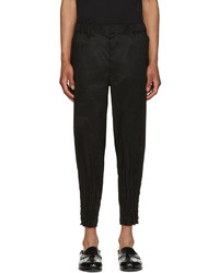 Issey Miyake Black Shibori Trousers