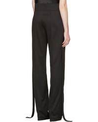 Givenchy Black Strap Trousers
