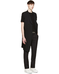 Alexander McQueen Black Studded Waist Trousers