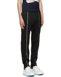 Juun.J Black Zippered Trousers