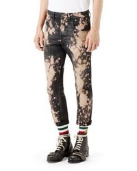 Gucci Bleached Denim Tapered Pants