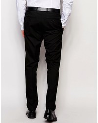 Asos Brand 2 Pack Skinny Smart Pants In Black