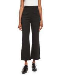 Marc Jacobs Creased Cropped Trousers Black