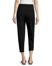 Eileen Fisher Cropped Jersey Stretch Pants