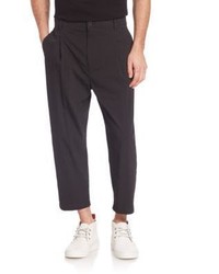 Helmut Lang Cropped Pleated Trousers