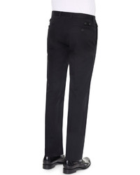 Dolce & Gabbana Front Pocket Slim Fit Dress Pants Black