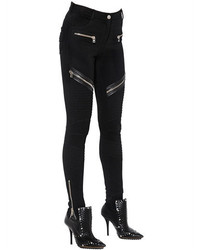Givenchy Zipped Milano Jersey Biker Pants