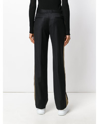 Givenchy Gold Embroidered Side Stripe Trousers
