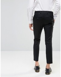 Selected Homme Cropped Skinny Fit Pants With Stretch