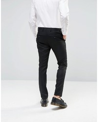 Selected Homme Skinny Fit Pants With Stretch And Turn Up