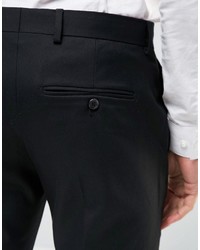 Selected Homme Skinny Fit Pants With Stretch And Turn Up
