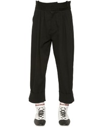J.W.Anderson Pleated Cotton Canvas High Waisted Pants