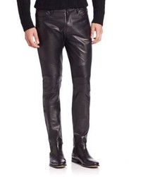 Ovadia & Sons Leather Moto Pants