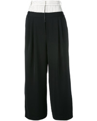 Tibi Loose Fit Cropped Trousers
