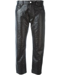 MM6 MAISON MARGIELA Textured Cropped Trousers