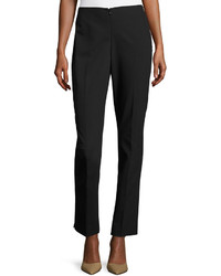 Neiman Marcus No Waist Invisible Fly Trousers Black