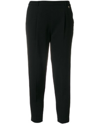Twin-Set Pleat Detail Cropped Trousers
