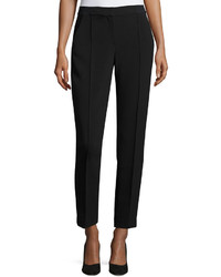 T Tahari Pont Front Seam Pants Black