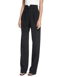 RED Valentino Redvalentino High Rise Inverted Pleat Pants W Belt