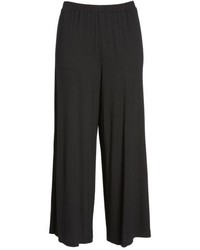 Eileen Fisher Side Slit Crop Jersey Pants