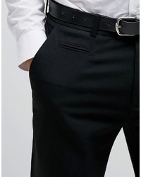 Asos Skinny Fit Smart Pants With Belt