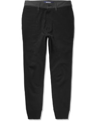 Junya Watanabe Slim Fit Tapered Jersey Trousers