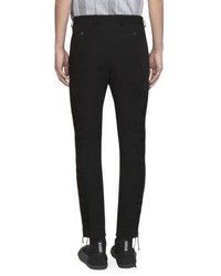 Lanvin Solid Cropped Wool Pants