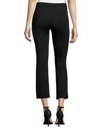 Tory Burch Stacey Ponte Cropped Pants Black