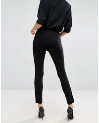 Asos Super High Waisted Pants With Ankle Zips