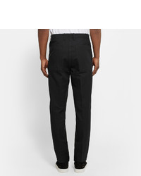 Ami Tapered Cotton Blend Gabardine Trousers
