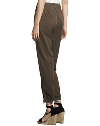 Eileen Fisher Tencel Twill Drawstring Pants Plus Size