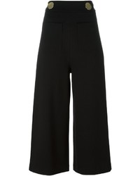 Tibi High Waisted Cropped Trousers
