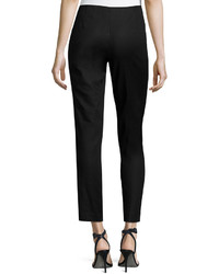 Vince Camuto Twill Side Zip Pants Rich Black
