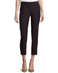 Eileen Fisher Washable Stretch Crepe Ankle Pants Plus Size