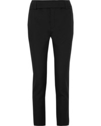 Saint Laurent Wool Gabardine Pants Black