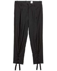 H&M Wool Pants With Lacing